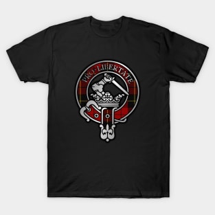 Clan Wallace Crest & Tartan T-Shirt